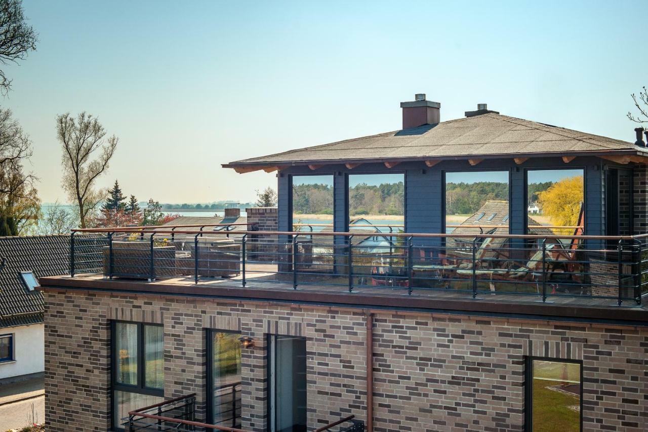 Villa Lotsenhaeuser Ruegen - Luxus Ferienhaus - 3 Schlafzimmer - Sauna - Dachterrasse Mit Boddenblick Бреге Екстериор снимка